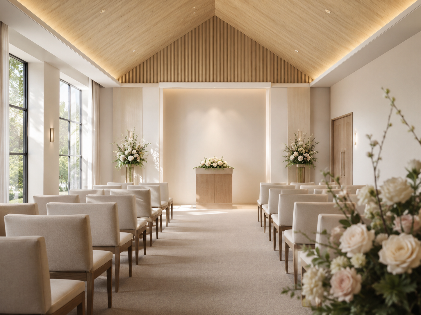 Marshall Funerals chapel interior