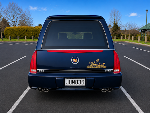 Marshall Funeral Directors hearse